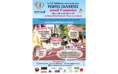 Portes ouvertes CJF Athlé