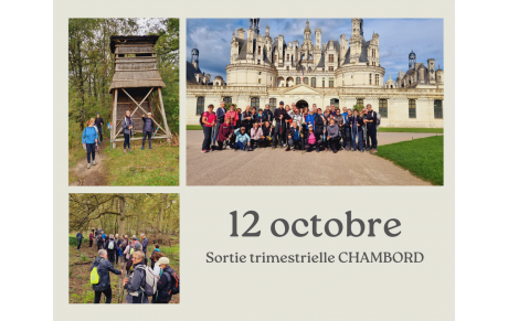 Sortie trimestrielle CHAMBORD 