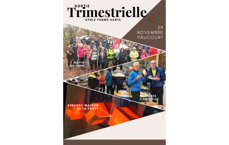 Sortie trimestrielle Paucourt section Forme Santé